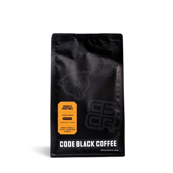 Code Black Coffee - Honduras Aracely Martinez Honey - Espresso roast